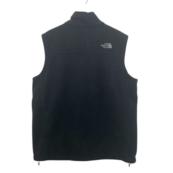 The North Face Front Range Fleece Vest - Men's L Full Zip Pockets Black Logo - Picture 2 of 14